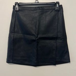 Abercrombie & Fitch Faux Leather Skirt